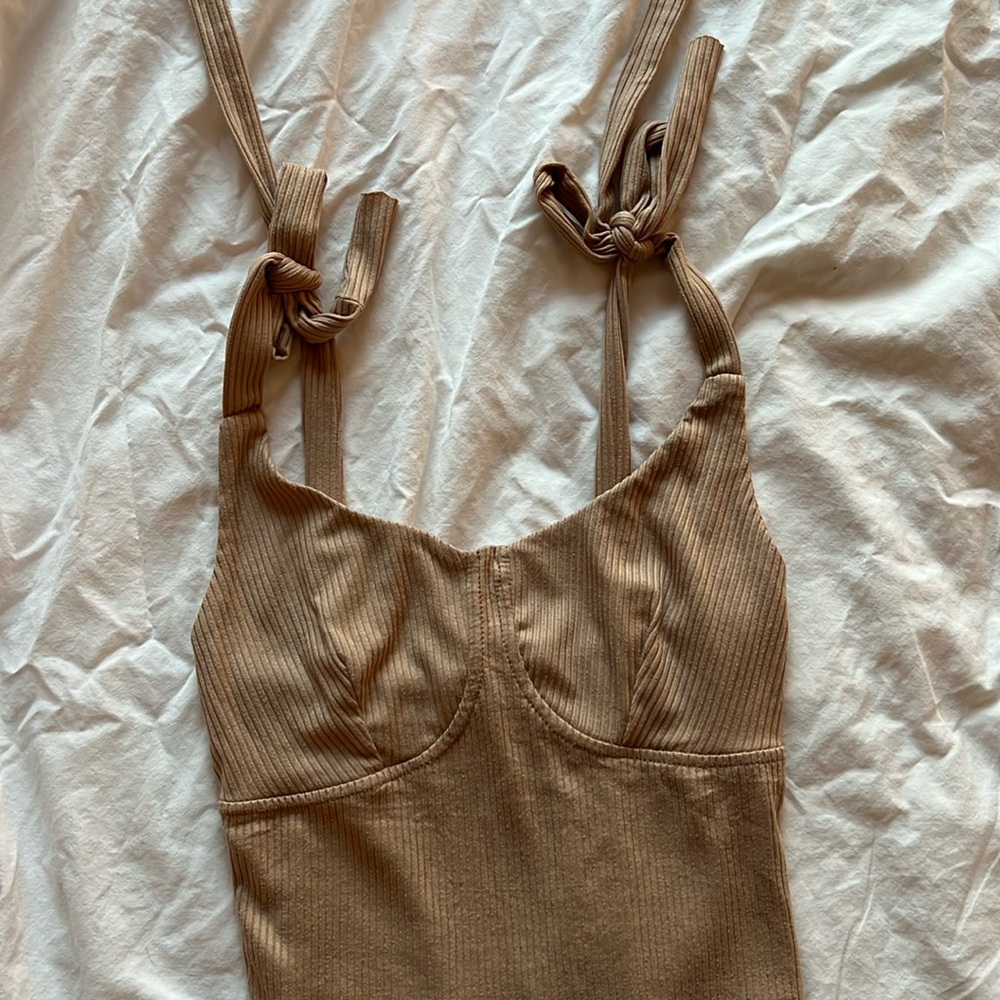 Tan bodysuit